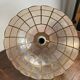 Mother-of-pearl and brass pendant light, 1970s