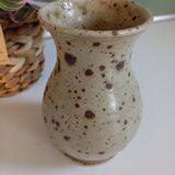 Pyrite stoneware vase