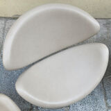 4 “Orange slice” armchairs by Pierre Paulin for Artifort