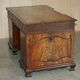 Thomas Chippendale Revival desk with a leather top