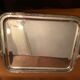 Silver metal tray