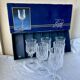 6 verres à pied cristal