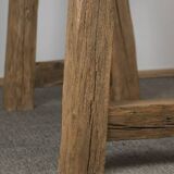 Solid oak dining table