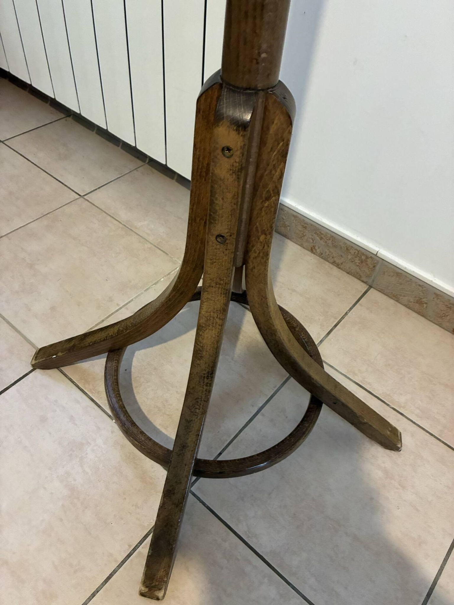 Vintage Baumann curved wood parrot coat rack – 1960s/70s