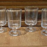 4 Luminarc striated rider wine glasses