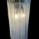 Pair of sconces " called murano waterfall " by carlo nason for mazzega
