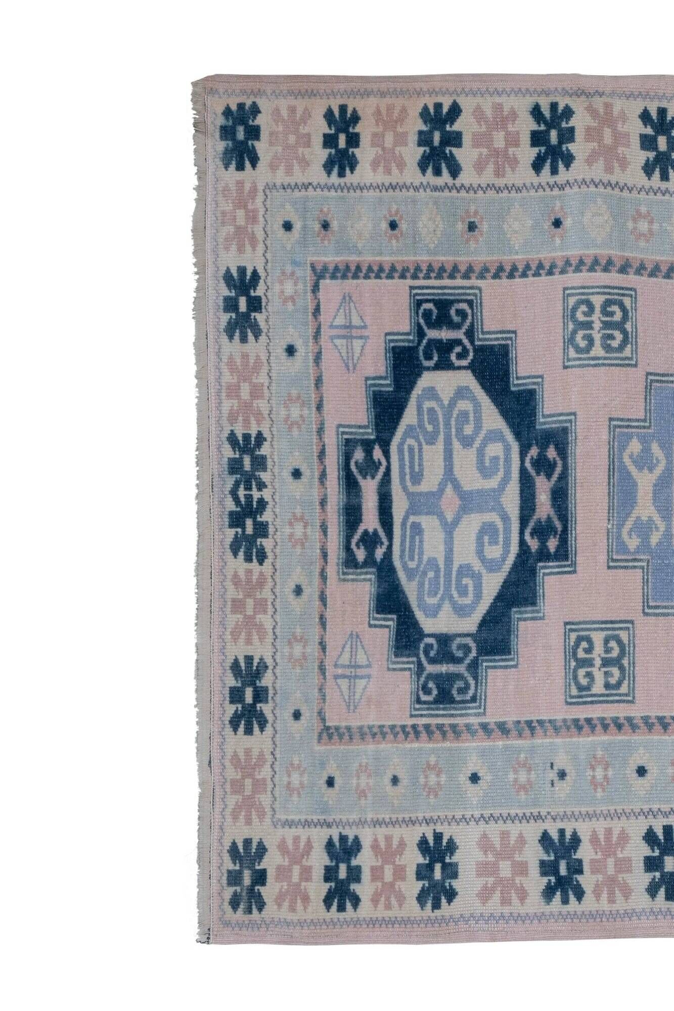 Vintage handmade Turkish rug 95x137 cm