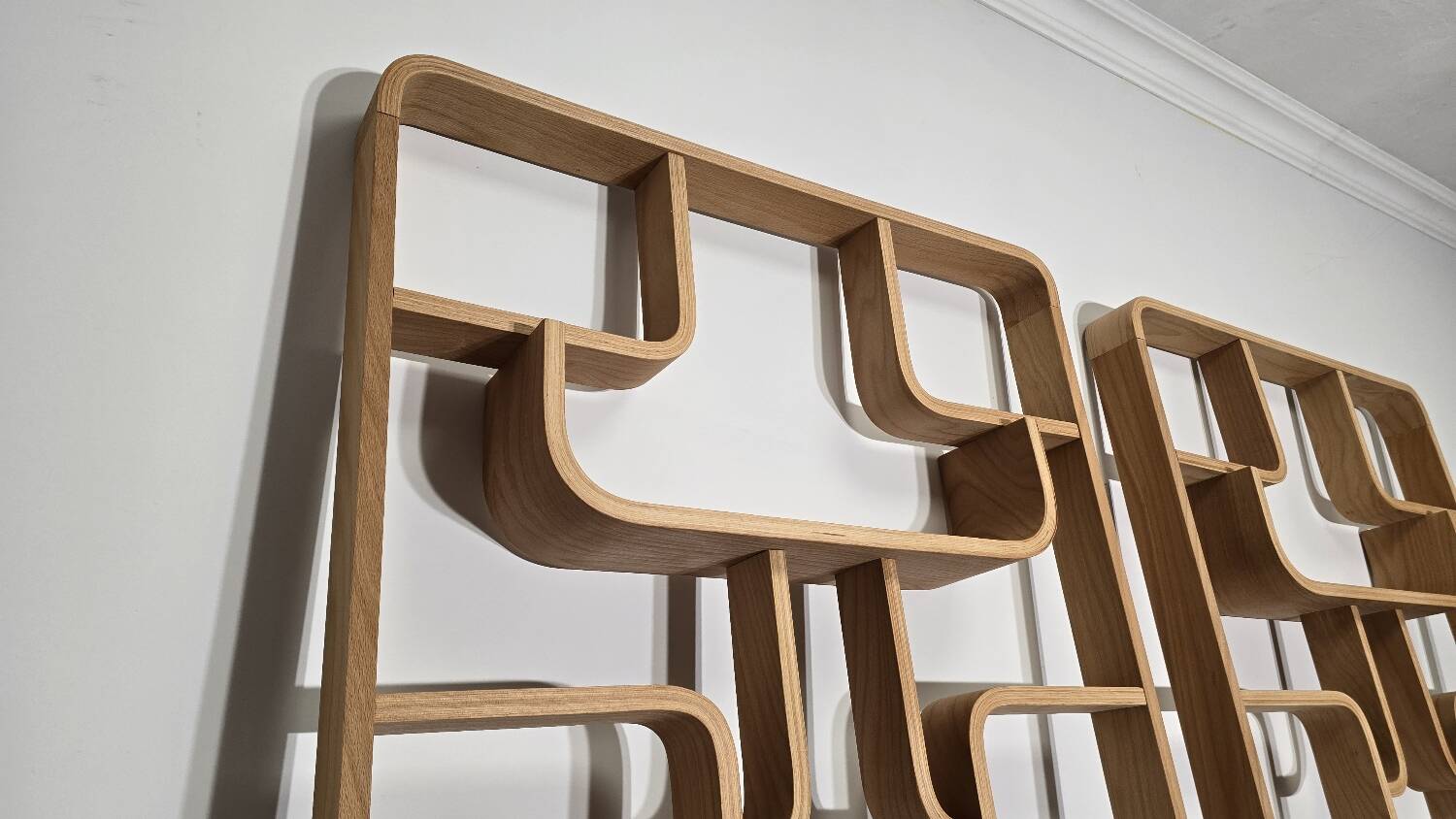 Room Dividers by Ludvik Volak for Drevopodnik Holesov, 1950s, Set of 2