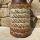 Vase en céramique West Germany effet cordage