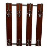 Porte-manteau mural vintage, crochets de l'ère spatiale, années 1970 Pays-Bas