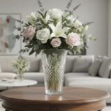 Otero crystal vase from Val Saint Lambert