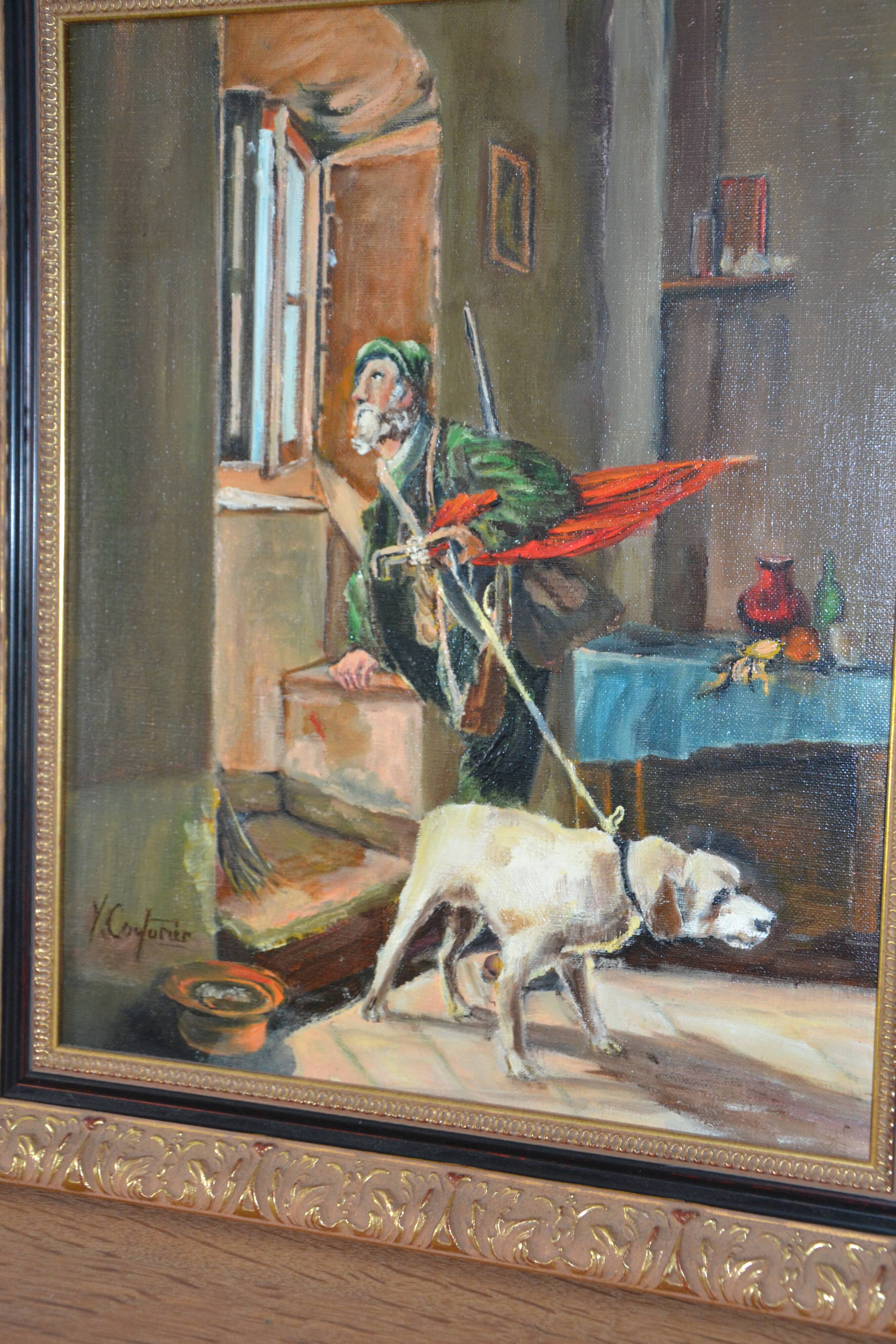 painting signed Couturier