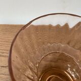 Pink blown glass vase from the 1950s