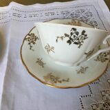 Duo vintage porcelain breakfast from Limoges