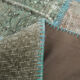 7x10 oversize teal green vintage rug 300x207cm