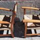 Paire de fauteuils paille (Josep Torres Clavé, 1936)