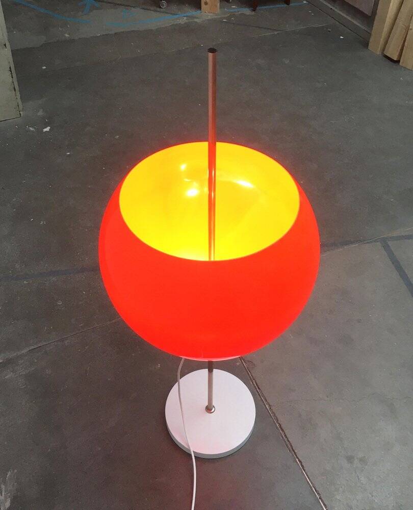 Mid-century space age globe floor lamp, 1960s