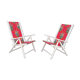 Paire de fauteuils de jardin pliables