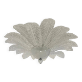 Glass Sputnik Chandelier Flush Mount, Mazzega Zuccheri Venini