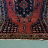 Antique hand-woven persian maslaghan rug, 1920s 254x135cm