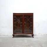 Old English wooden showcase