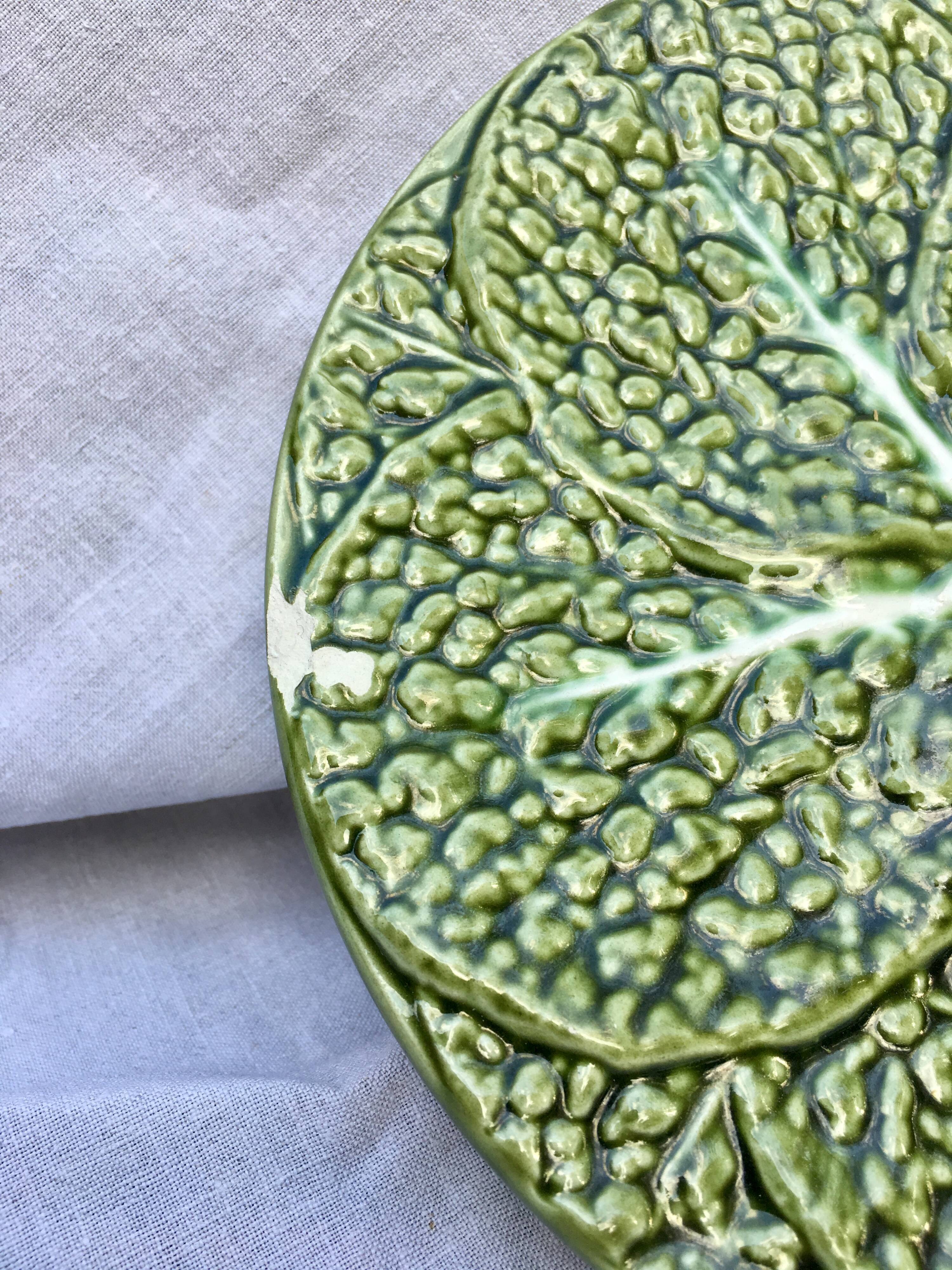 Cabbage leaf plate