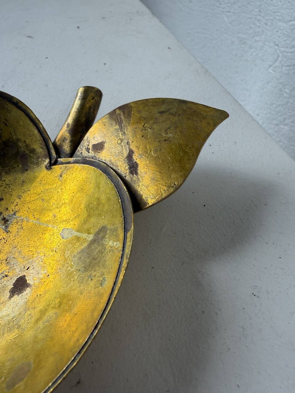 Brass "apple" pocket watch