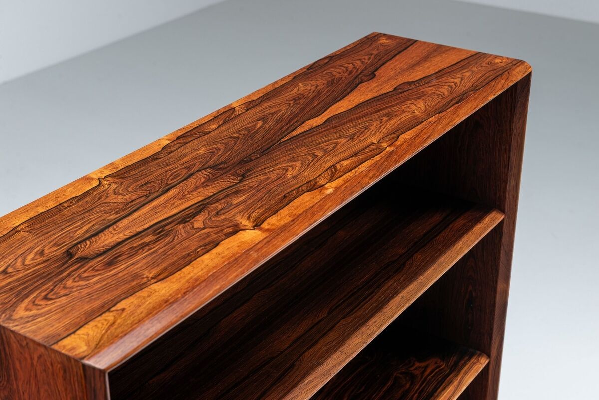 Ejvind Johansson bookcase in rosewood Ivan Gern Denmark 1960