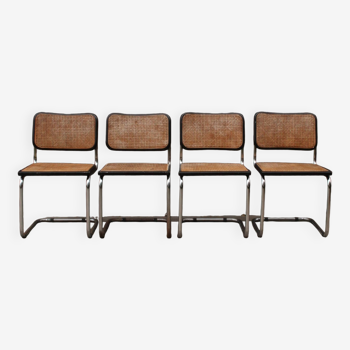 Set of 4 B32 or Cesca by Marcel Breuer