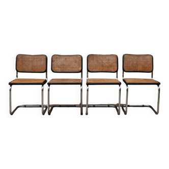 Set of 4 B32 or Cesca by Marcel Breuer
