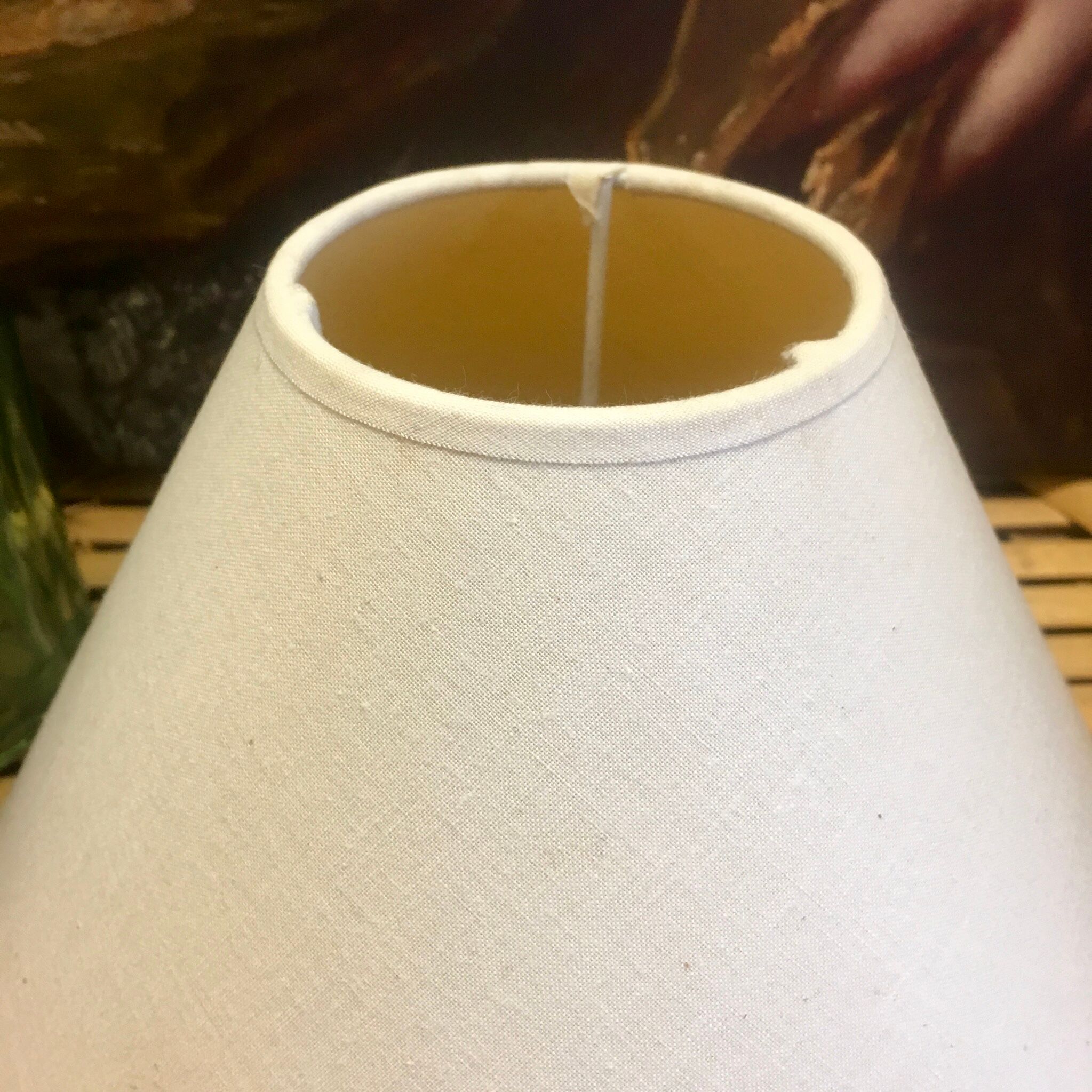 Cream fabrics lampshade