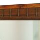 Vintage Square Bamboo and Rattan Mirror Boho 70cm