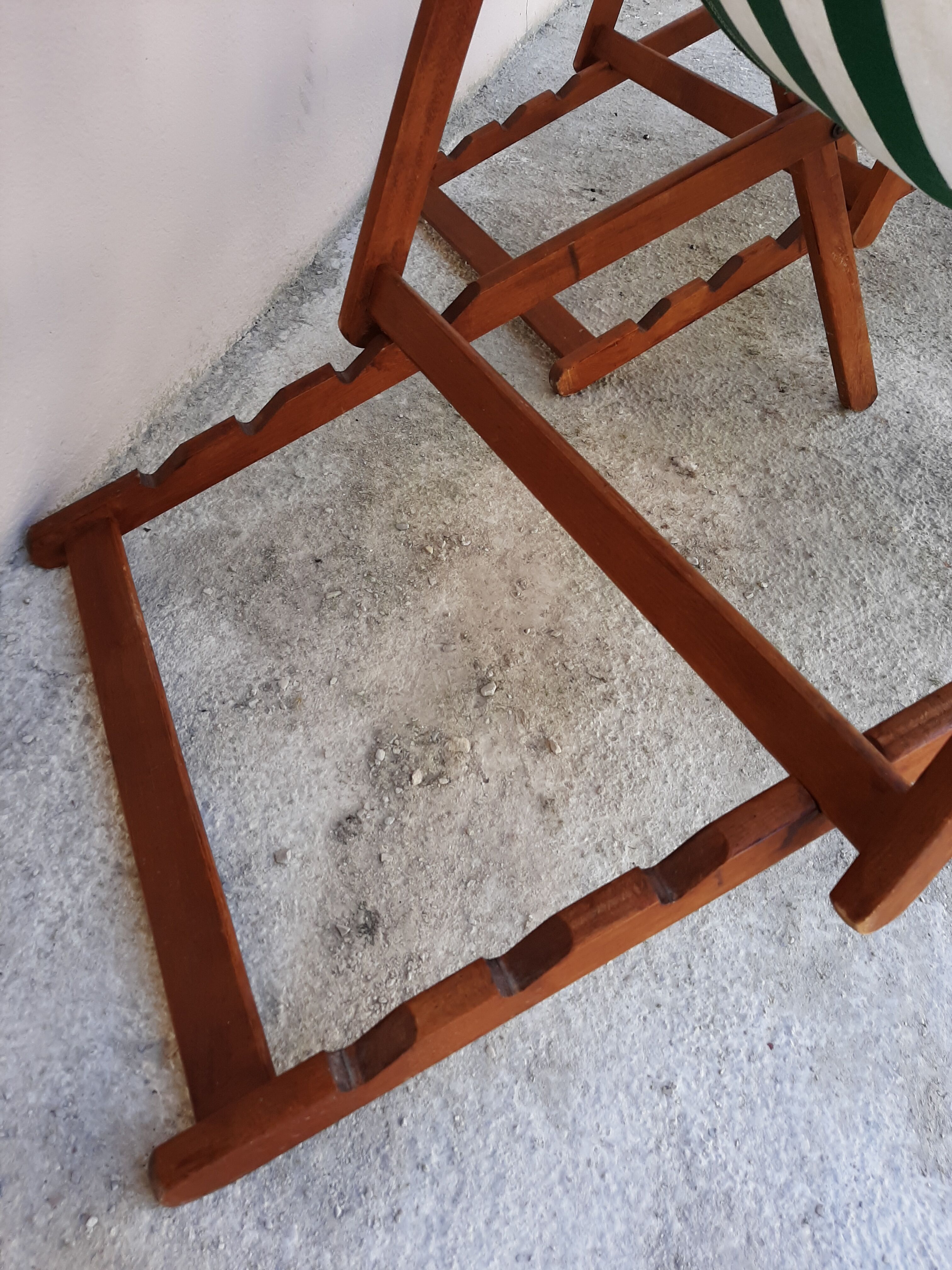 Pair of Chilean vintage sunbeds