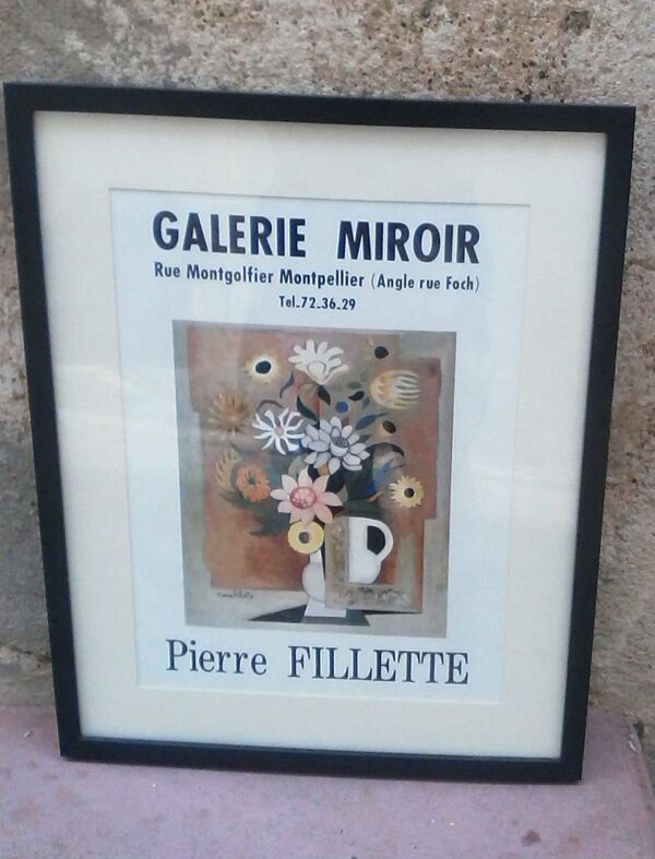 Affiche Galerie Pierre Fillette