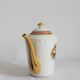 Cafetière ou théière "oeillets" creil et montereau xixe