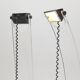 Set of post modern lamps, 1980s