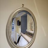 Miroir ovale biseauté