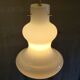Suspension style scandinave en verre opalin - années 50