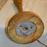 Louis XV style carved gilded wooden table lamp