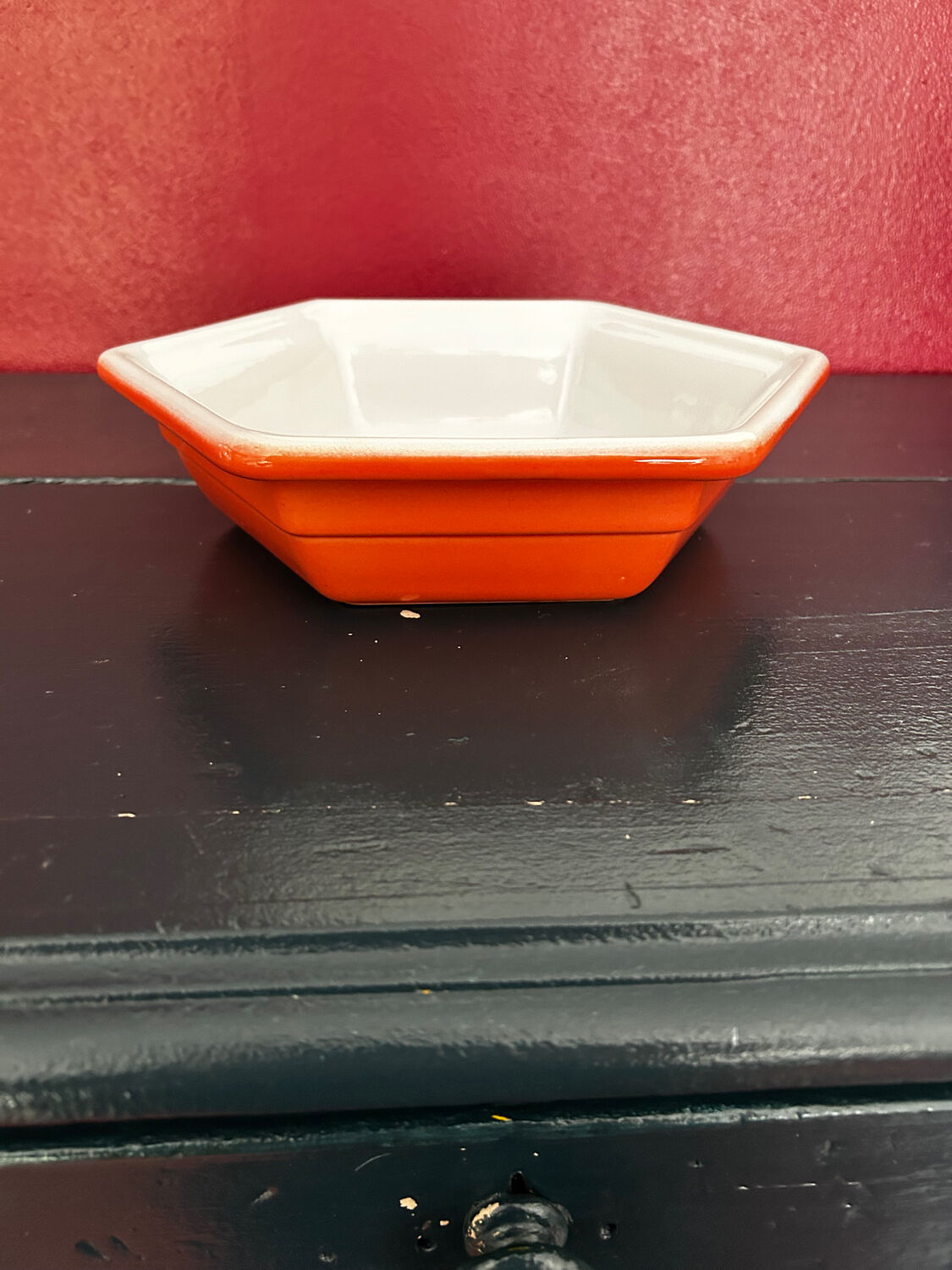 Hexagonal dish by Émile Henry