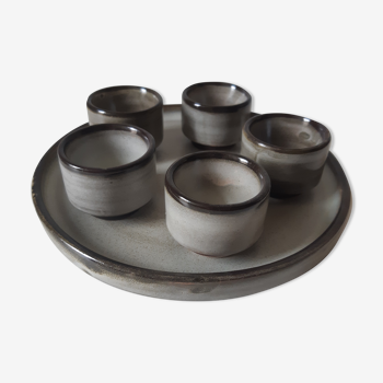 Set of 5 ceramic shells