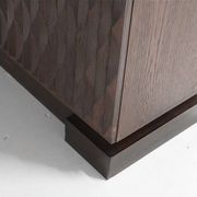 Vintage Brutalist Cabinet in Oak from Maison Aurora, Belgium, 1970s