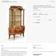 Antique 1880 Louis XV Display Cabinet, style of F. Linke