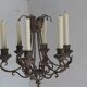 Candles on feet,  candelabras