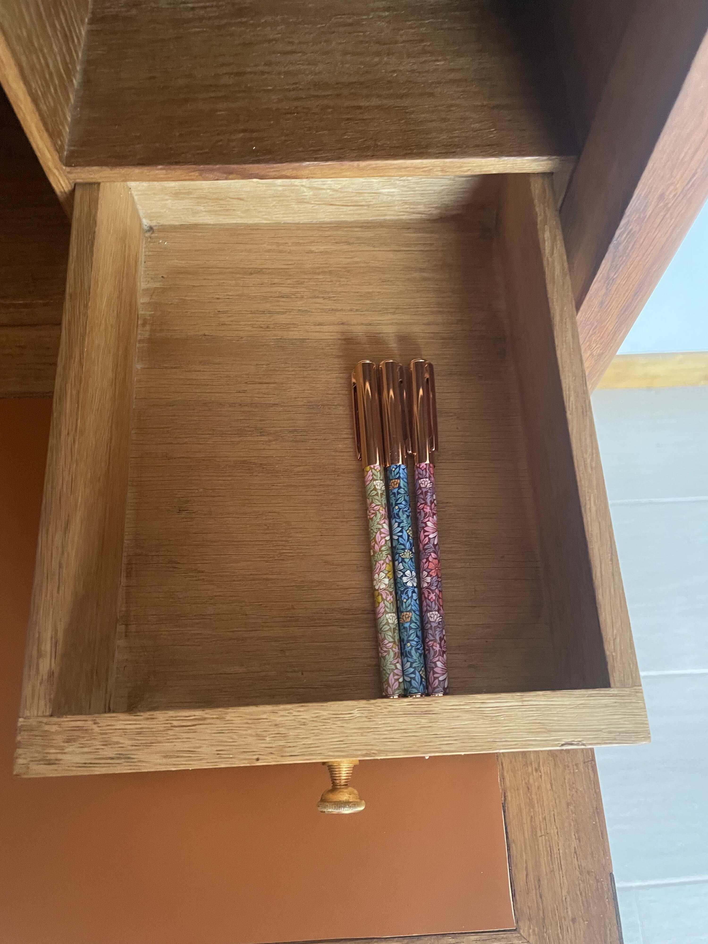 Renovated wooden secretary