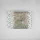 Poliarte glass wall lamp "Vesta", Italy 1970s
