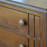 1960s chest of drawers wooden varnish