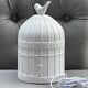 Lampe cage en porcelaine