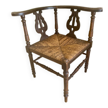 Lyre Corner Armchair