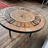 round coffee table Roger Capron Vallauris